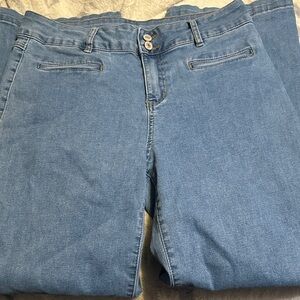 124.  Sidefeel Classic Denim Straight Leg Jeans for Women size 12